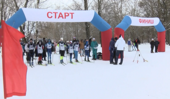 В Коломне прошли лыжные гонки среди школьников