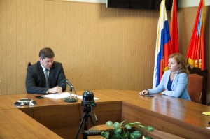 Глава городского округа Коломна Денис Лебедев провёл встречу с жителями города