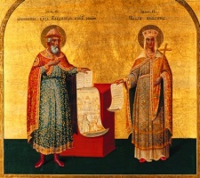 Мощи святых равноапостольных князя Владимира и княгини Ольги прибыли в Коломну