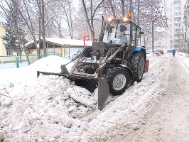 За сутки в Подмосковье очистили от снега 86% дорог