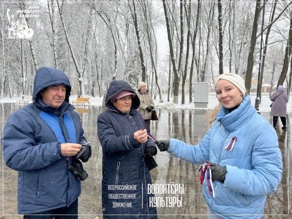 Коломенские волонтёры приняли участие во Всероссийской уличной акции #ДарюТепло