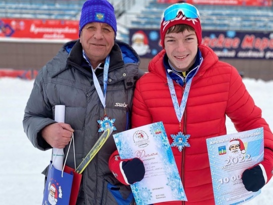 Озерчанин Максим Долматов стал одним из самых быстрых лыжников