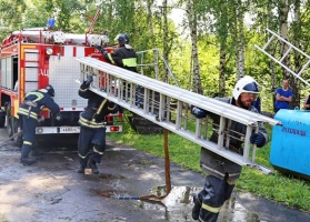 В Луховицах выбрали лучшую пожарную часть