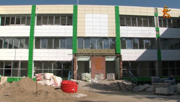 В луховицкой школе № 2 продолжается капитальный ремонт