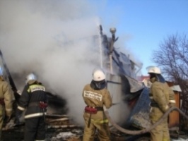 В Коломне сгорело строение на проспекте Кирова