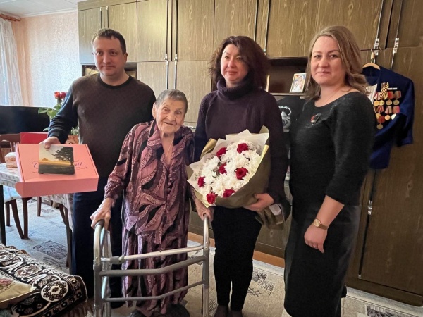 Ветеран Великой Отечественной войны Елизавета Сергеевна Ковалёва отпраздновала своё 100-летие