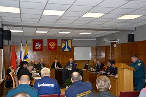 На заседании Комиссии по чрезвычайным ситуациям обсудили пожарную обстановку в Коломенском районе