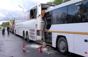 В Радужном произошло ДТП с двумя автобусами (ОБНОВЛЕНИЕ)
