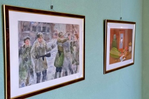 Юные художники посвятили Великой Победе выставку