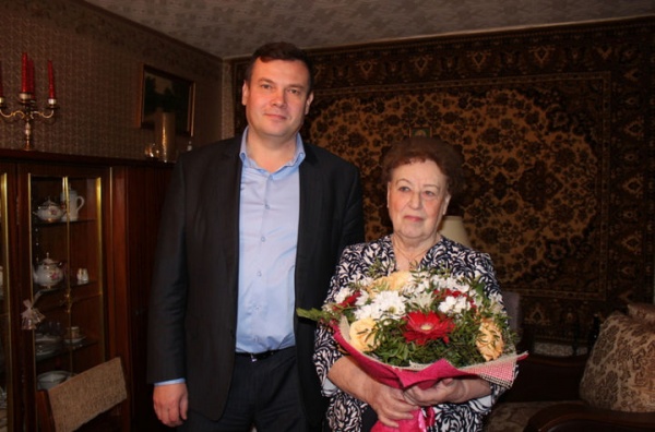Глава г.о. Егорьевск поздравил Почетного гражданина города