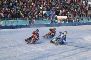 Луховичане стали бронзовыми призерами командного чемпионата высшей лиги по мотогонкам на льду