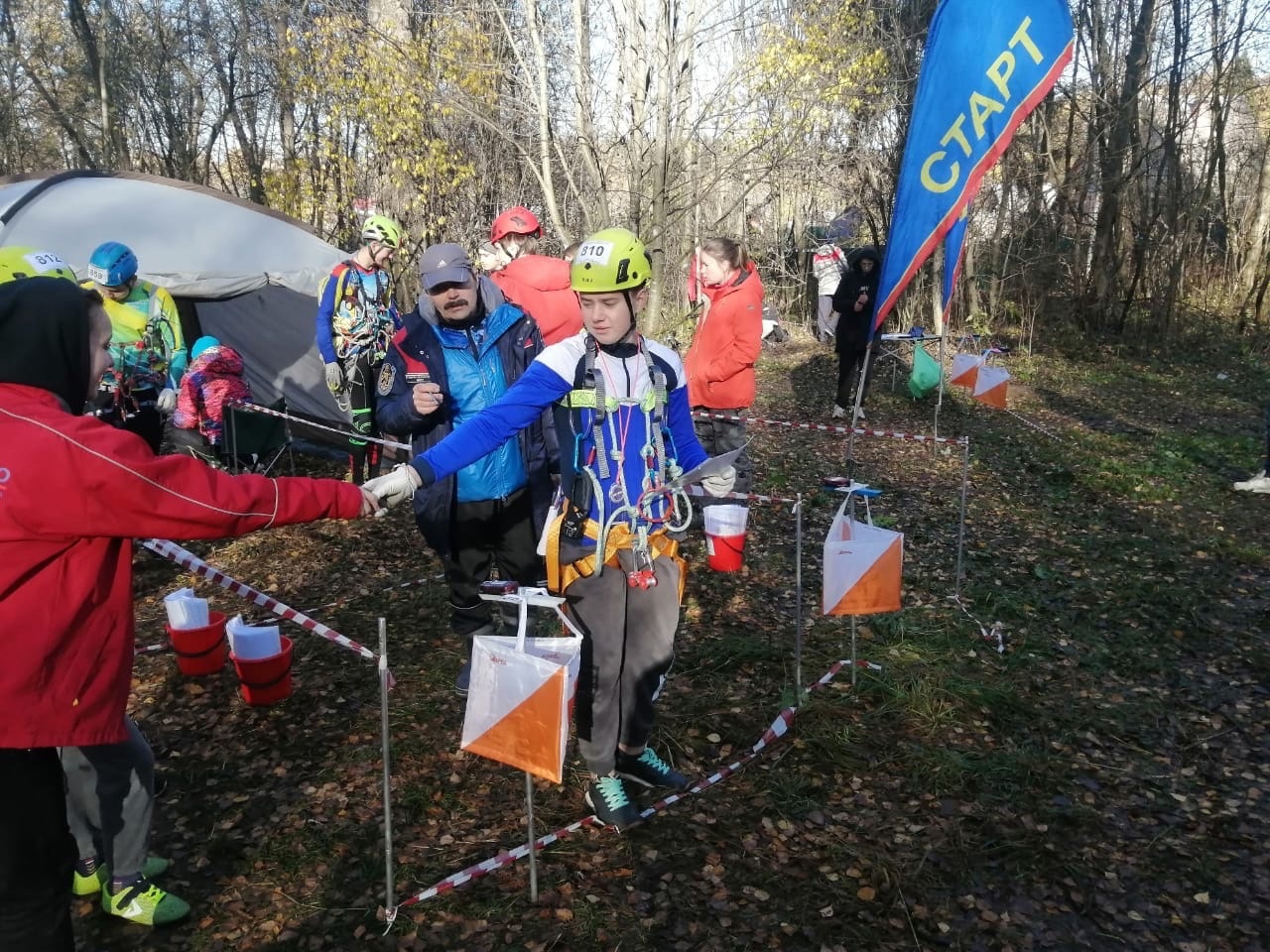 Встреча восхода на спортивном туризме