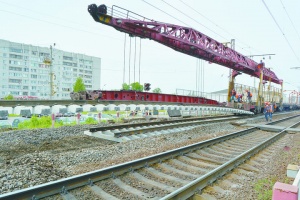 В районе станции "Коломна" завершается ремонт железнодорожных путей