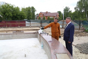 Реконструкцию фонтана в Луховицах завершат к юбилею города