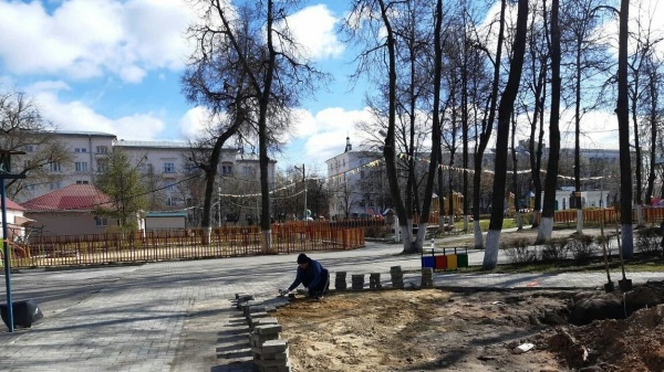 Парк "Пегас" благоустраивают в Егорьевске