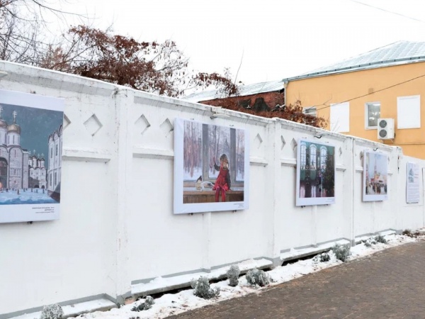 Новогодняя уличная выставка открылась в Коломне