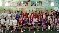 Волейболистки посвятили игру Международному женскому дню