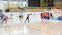 Конькобежцы посвятили соревнования Дню народного единства