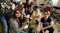 Собаки-терапевты побывали в КЦСОиР "Коломенский"