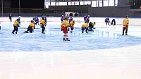 Юные спортсмены первыми опробовали новый лед в Коломне