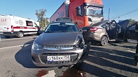 Серьёзная авария произошла на перекрёстке в Луховицах