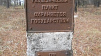 В Егорьевском лесу нашли геодезический знак