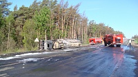 Страшная авария в Луховицах с участием битумовоза (ФОТО)