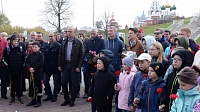 У конькобежного центра прошёл памятный митинг в честь 120-летия со дня рождения Б.И.Шавырина 
