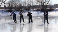 Любители рыбалки встретились на льду
