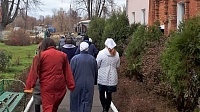 В Егорьевском доме-интернате для престарелых и инвалидов провели учебную эвакуацию