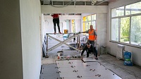 Капитальный ремонт в Коломенской средней школе выполнен наполовину