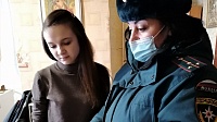 В Зарайске сотрудники МЧС проводят разъяснительную работу в многодетных семьях