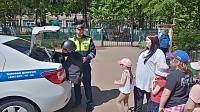 Зарайские автоинспекторы напомнили детям о правилах дорожного движения