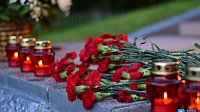 В День памяти и скорби в Луховицах возложили цветы к мемориалу